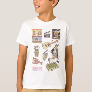 Camiseta FRIENDS™   Gráfico de Iconos de Dibujos Animados 3