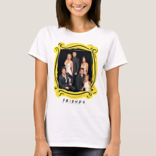 Camiseta FRIENDS™ Grupo con Ropa Formal en Blanco y Negro