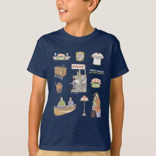 Camiseta FRIENDS™   Iconos de Dibujos Animados 2