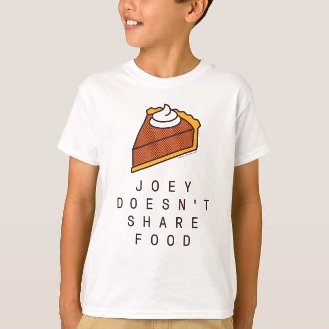 Camiseta FRIENDS™ | Joey No Comparte Comida (Anverso)