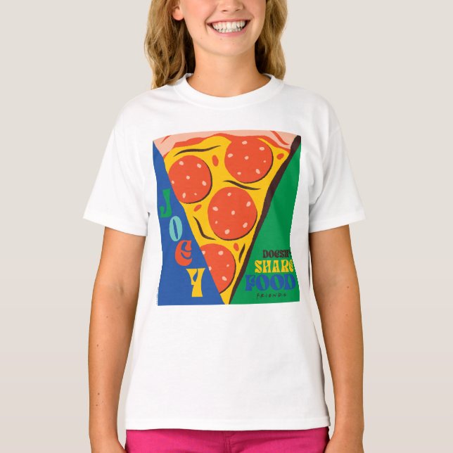 Camiseta FRIENDS™ | Joey No Comparte Comida - Gráfico de Pi (Anverso)