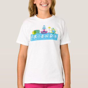 Camiseta FRIENDS™   Logotipo con iconos