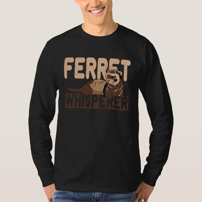 Camiseta Friends of Ferrets   Ferret Whisperer Graphic Artw (Anverso)