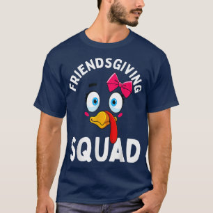 Camiseta Friendsgiving Squad Happy Thanksgiving Turkey Gift