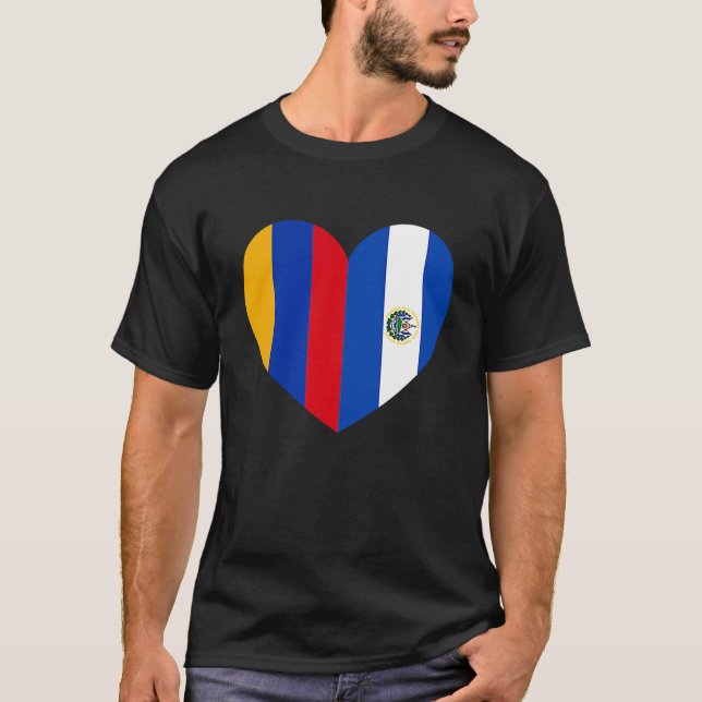 Camiseta Friendship Forever El Salvador And Armenia (Anverso)