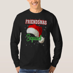 Camiseta Friendsmas Santa Hat Squad Xmas Group vacaciones d
