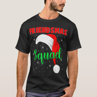 Camiseta Friendsmas Squad Guay Santa Hat Parking Amigos F