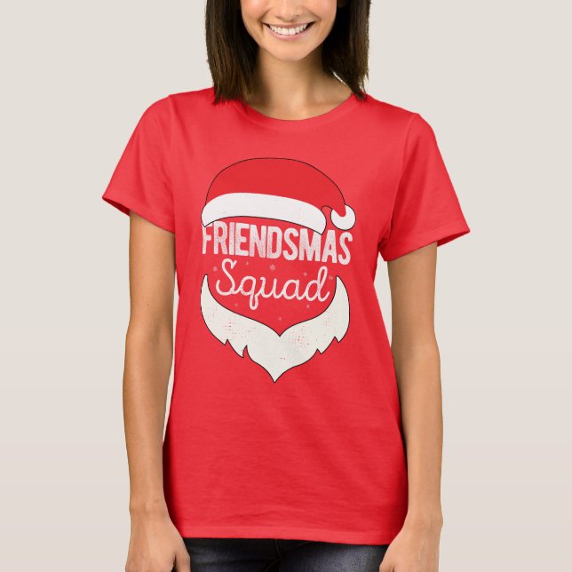 Camiseta Friendsmas Squad Merry Christmas Fiesta (Anverso)