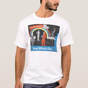 Camiseta Friendster - vea quién está prendido