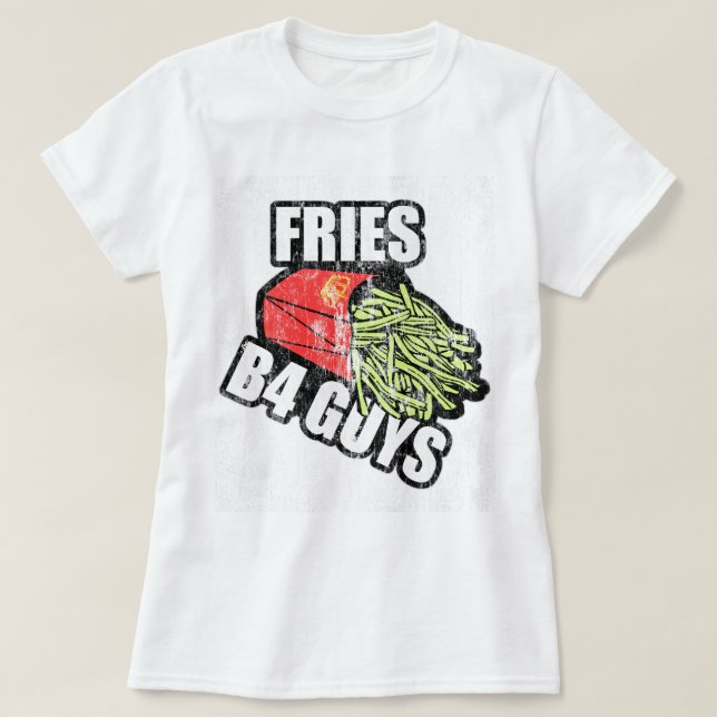Camiseta Fries antes de chicos DS (Diseño del anverso)