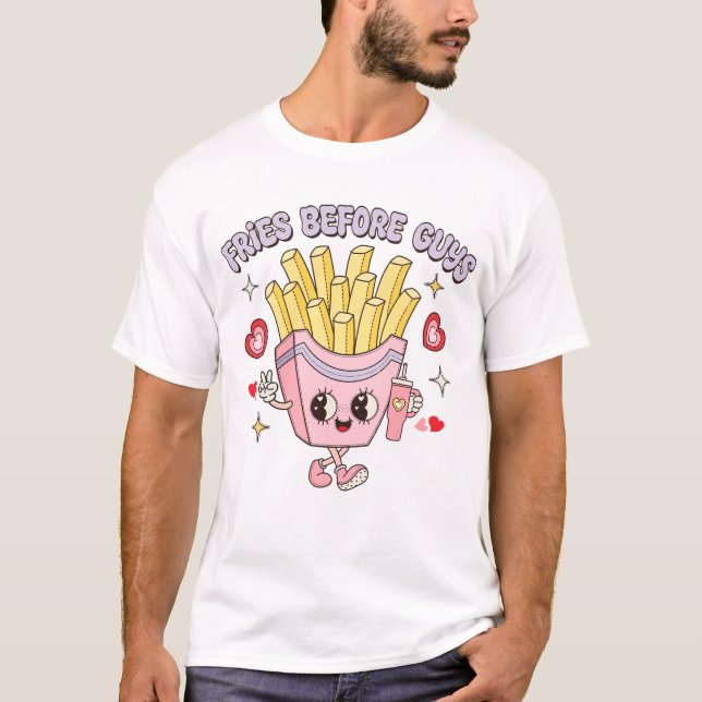 Camiseta Fries Antes Que Los Chicos (Anverso)