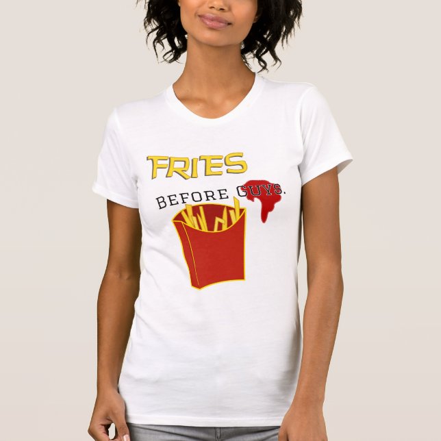 Camiseta Fries Antes Que Los Chicos (Anverso)