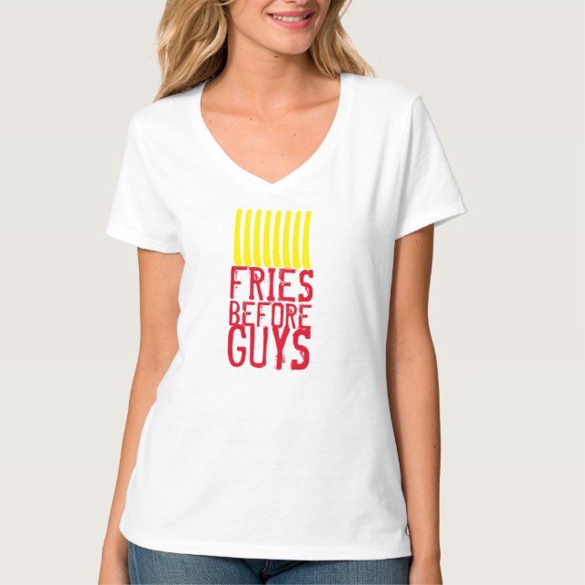 Camiseta Fries Antes Que Los Chicos (Anverso)