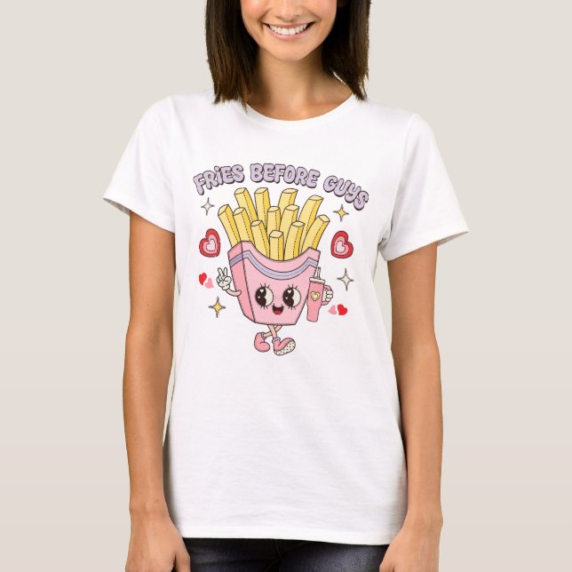 Camiseta Fries Antes Que Los Chicos (Anverso)