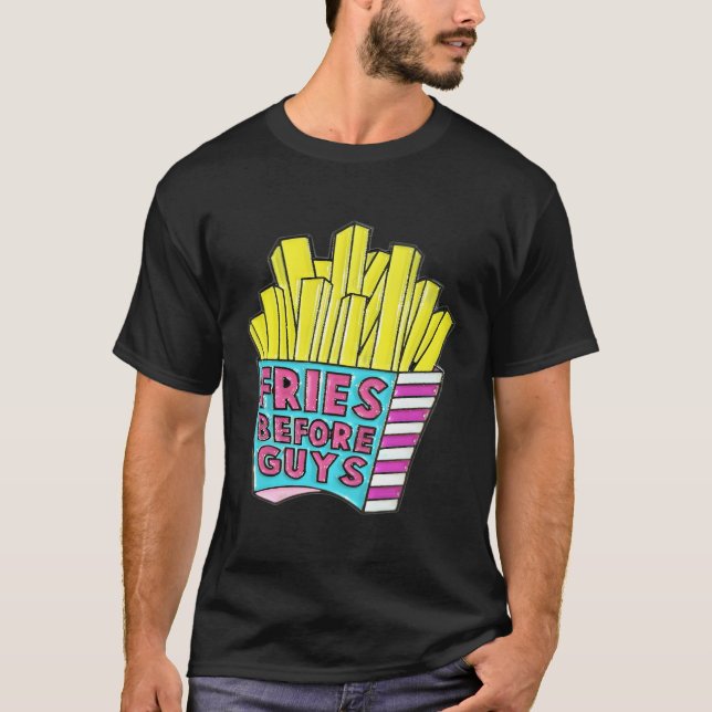 Camiseta Fries Antes Que Los Chicos (Anverso)