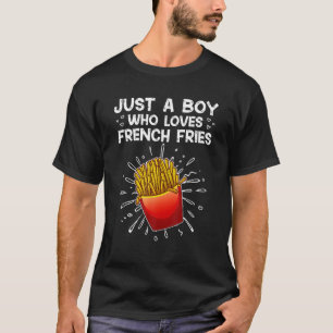 Camiseta Fries Francesas Guay Para Niños Chef De Papa Dulce