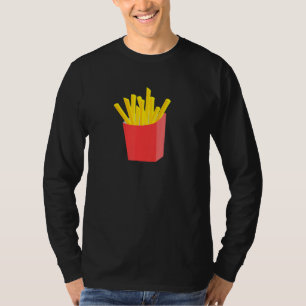 Camiseta Fries Francesas Para Hombres Hombres Hombres Famos