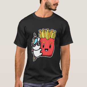 Camiseta Fries Francesas Unicornio Con Bolsa De Fries
