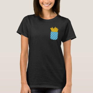 Camiseta Fries Lover Foodie Fast Food Cute Pocket Potato Fr