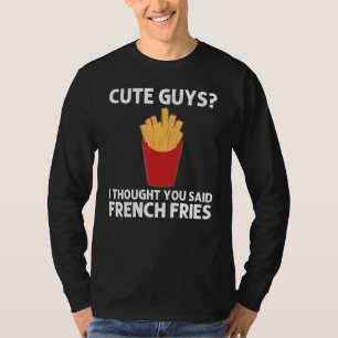Camiseta Fries Para Chicas Niños De La Patata Fry Fast Food
