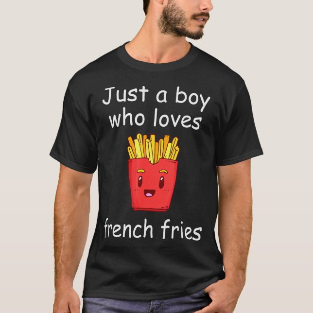 Camiseta Fries Shirt Funny French Fries Lover Cool French F (Anverso)
