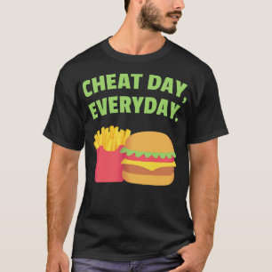 Camiseta Fries y Burger Cheat Day