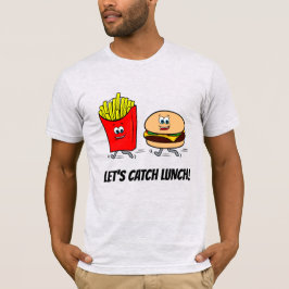 Camiseta Fries y Cheeseburger franceses: ¡Almorcemos!