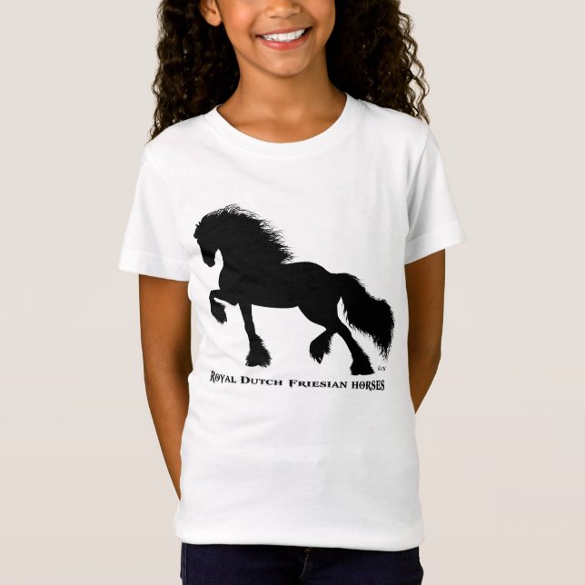 Camiseta Friesian horse (Anverso)