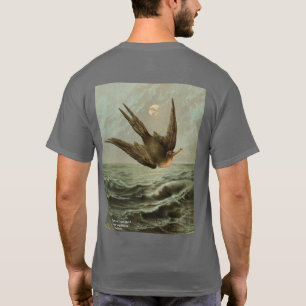 Camiseta Frigatebird magnífico, ilustración delantera/inv