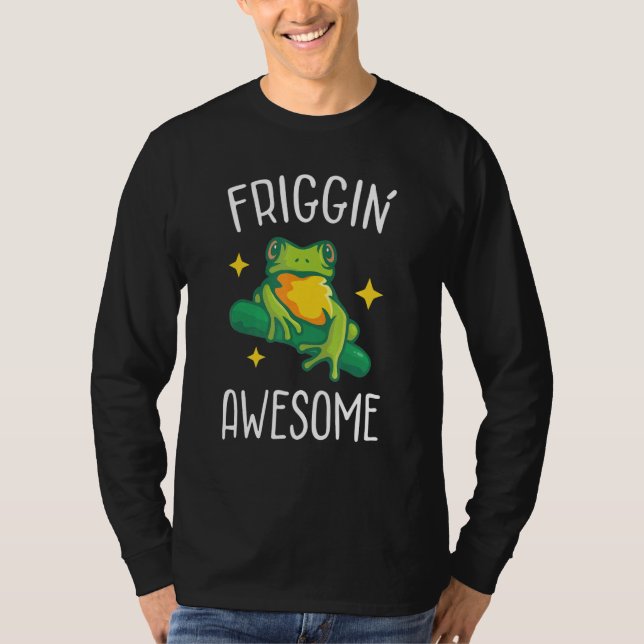 Camiseta Friggin Awesome Froggy Froggy Friggin (Anverso)