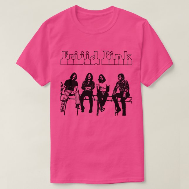 Camiseta Frijid Pink (Diseño del anverso)