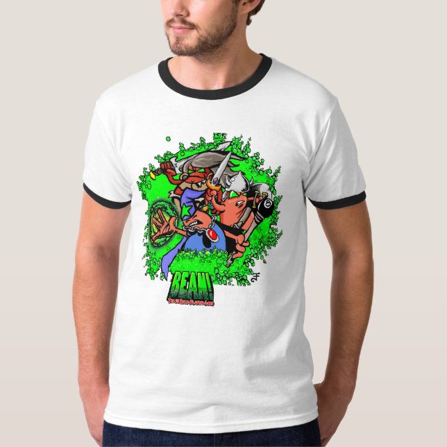 Camiseta ¡Frijol! Héroes Hombres    (Anverso)