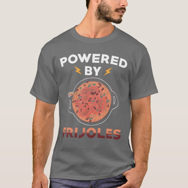 Camiseta Frijoles Meican Food Design Powered by Frijoles fu (Anverso)