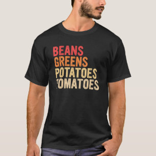 Camiseta Frijoles Verduras Papas Tomates Lo que sea Día de