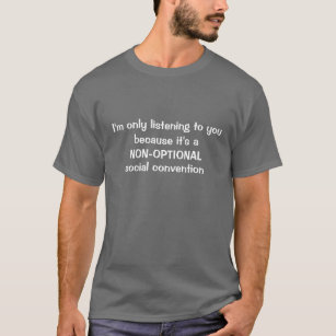 Camiseta FRIKI - convenio social de NON-OPTIONAL sarcástico