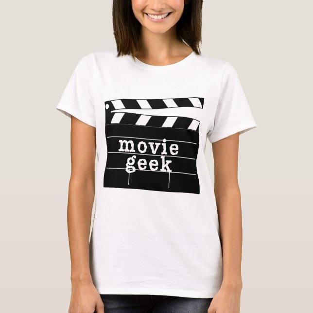 Camiseta Friki de la película con la tablilla (Anverso)