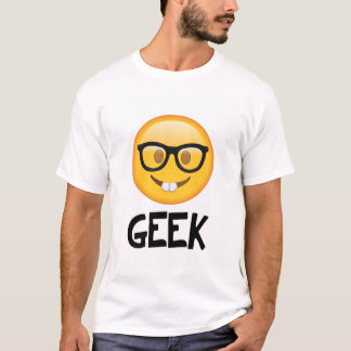 Camiseta Friki del empollón de la emoji