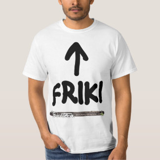 Camiseta Friki (Negro sobre blanco)