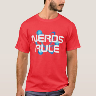Camiseta Frikis geniales mandan con símbolo de átomo