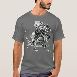 Camiseta Frilled Lizard Terrarium Motif Reptiles Frilled Li