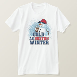 Camiseta Frío como el invierno de Boston