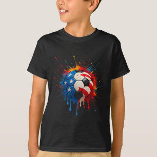 Camiseta Frio jugador de fútbol goteo deporte para niños ho