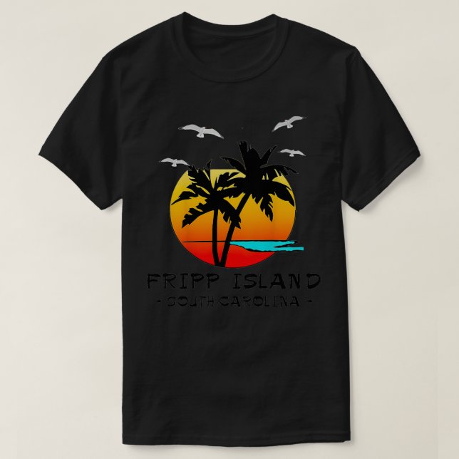 CAMISETA FRIPP ISLAND SOUTH CAROLINA ATLANTIC BEACATIO VACA (Diseño del anverso)