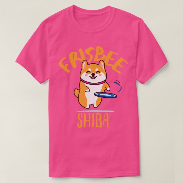 Camiseta Frisbe Shiba Cute Kawaii Shiba Inu Ultimate Frisbe (Diseño del anverso)