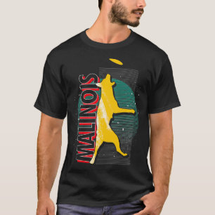 Camiseta Frisbee atrapando a Mascota Perro Animal Lover Fun