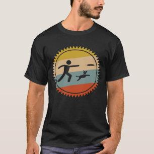 Camiseta Frisbee Con Vintage De Perro Para Perro