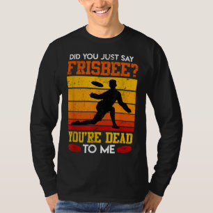 Camiseta Frisbee de última hora diciendo disco Golf Retro V