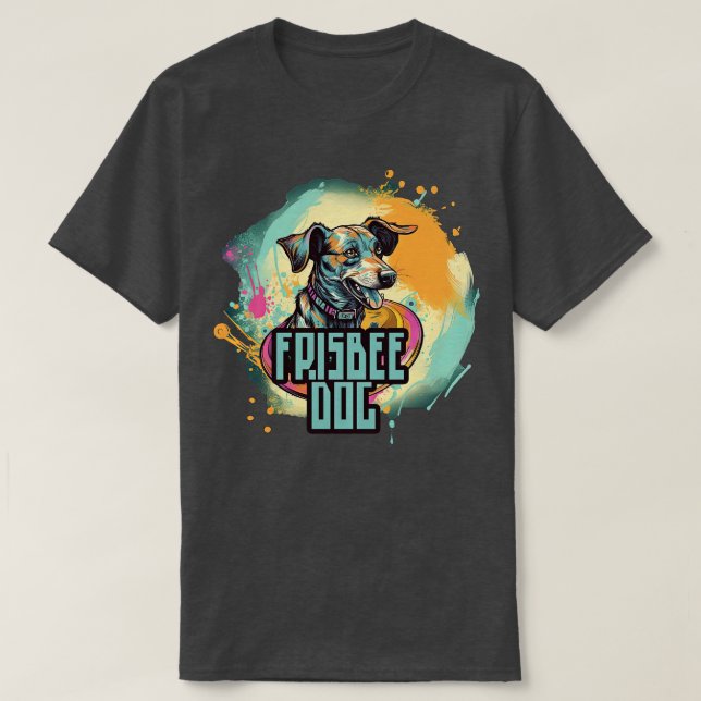 Camiseta Frisbee Dog 2 (Diseño del anverso)