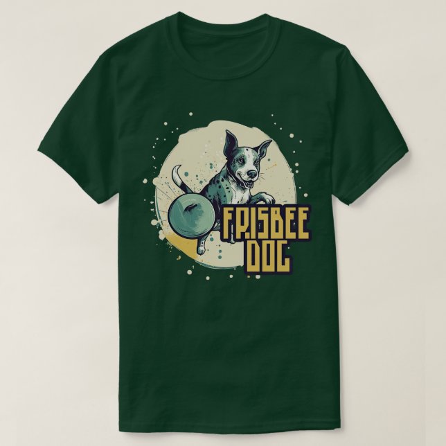 Camiseta Frisbee Dog 3 (Diseño del anverso)