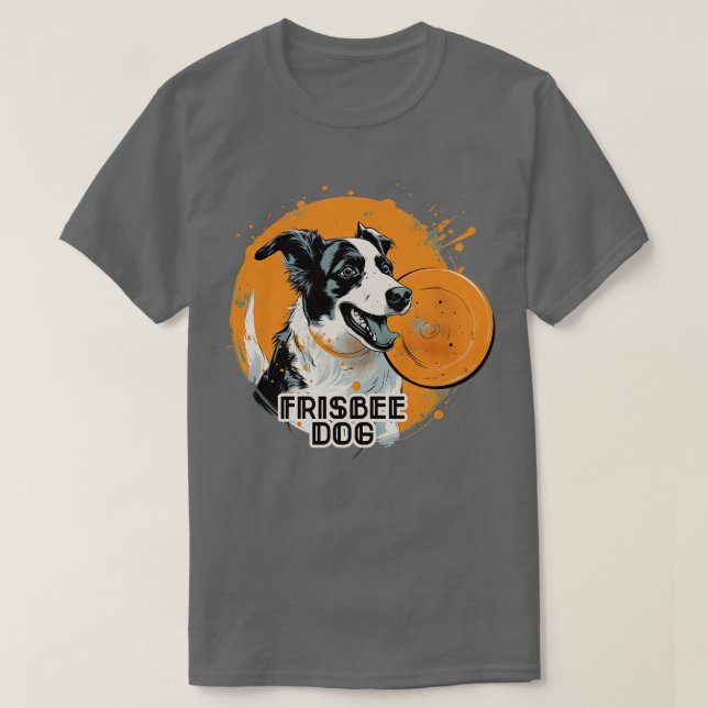 Camiseta Frisbee Dog 4 (Diseño del anverso)